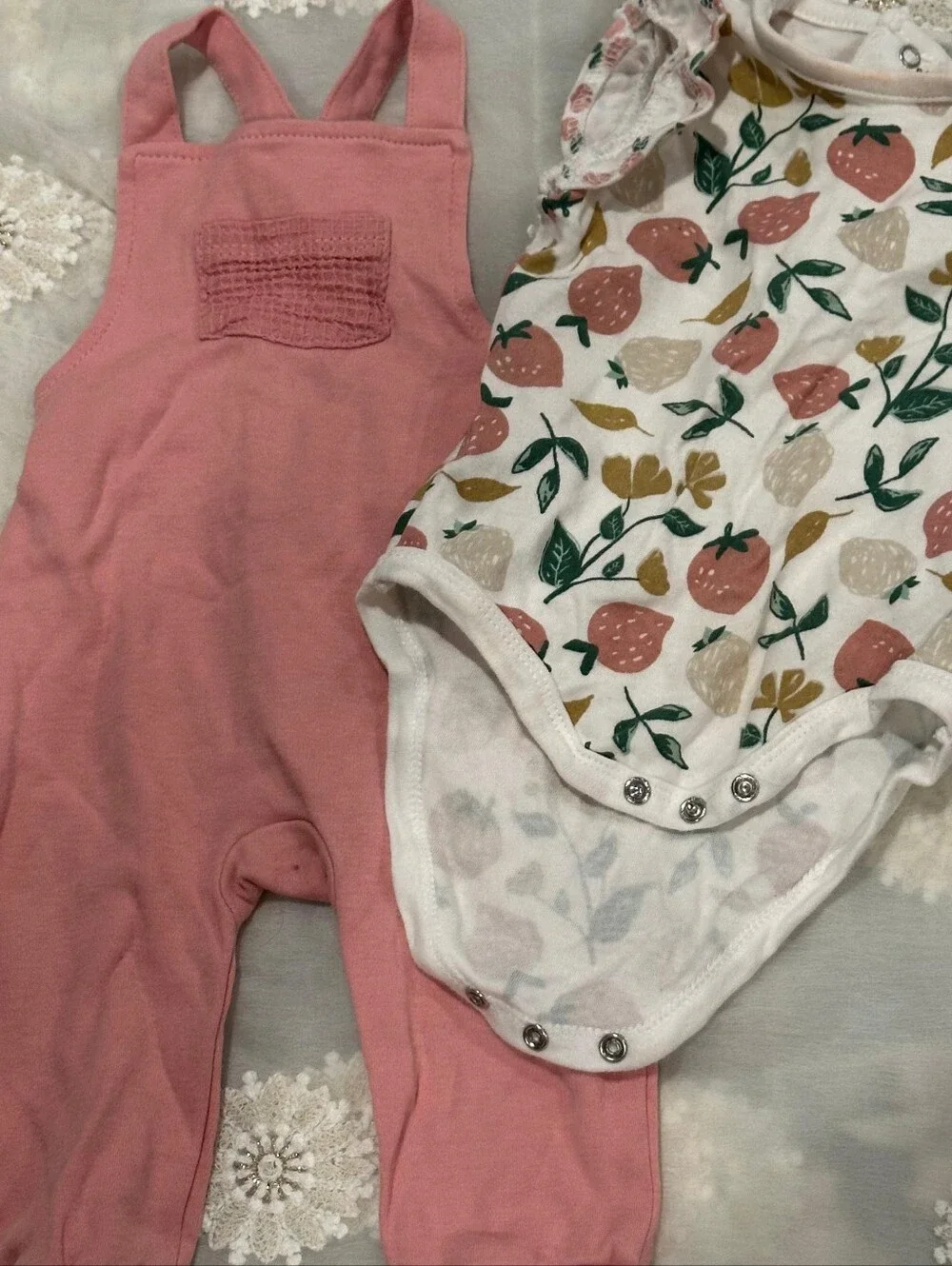 Pink Baby Overalls Romper - Cute Kids Bottoms